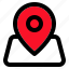 pin, location, map, placeholder, pointer 