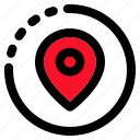 pin, location, map, security