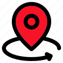 pin, location, map, security