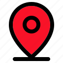 pin, location, map, venue, position