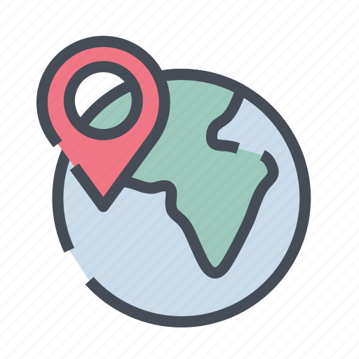 Earth, gps, location, map, navigation, world icon - Download on Iconfinder