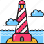 lighthouse, light, tower 