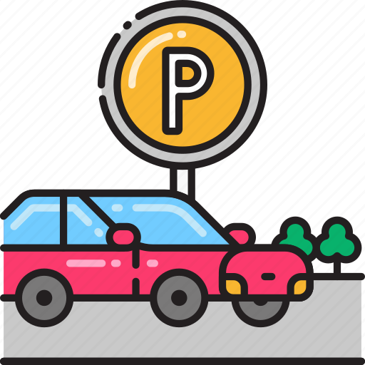 Parking, bay, car, lot, park, spot, vehicle icon - Download on Iconfinder