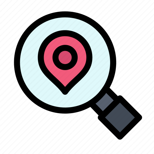 Location, map, research, search icon - Download on Iconfinder