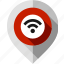 internet, location pointer, map pin, navigation marker, wi fi, wifi, wireless 