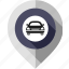 auto, car service, location pointer, map pin, navigation marker, transport, vehicle 