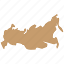 country, federation, map, russia
