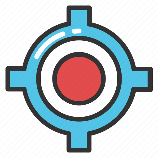 Aiming, crosshair, scope, sniper sight, target sign icon - Download on Iconfinder