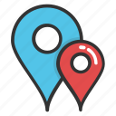 gps, location pin, location pointer, map, navigation