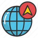 global navigation, global positioning system, globe and pointer, gps, gps navigation 