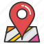 gps, location pin, location pointer, map, navigation 