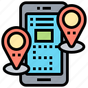 application, find, gps, map, smartphone