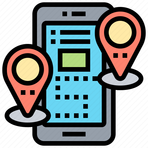 Application, find, gps, map, smartphone icon - Download on Iconfinder