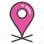 gps, location pin, location pointer, map, navigation 