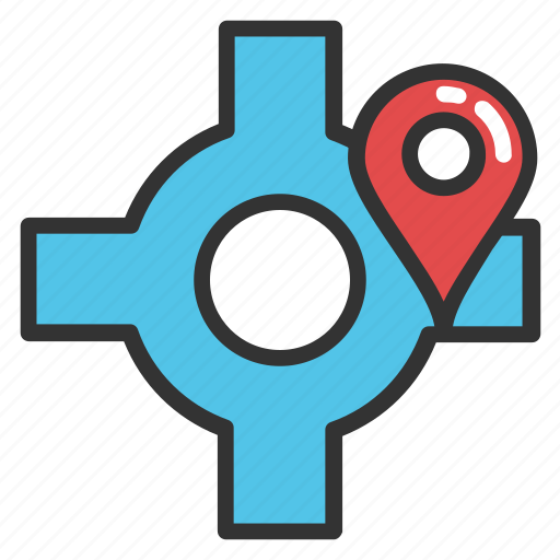 Geo targeting, location target, navigation pointer with crosshair, tourism, traveling concept icon - Download on Iconfinder