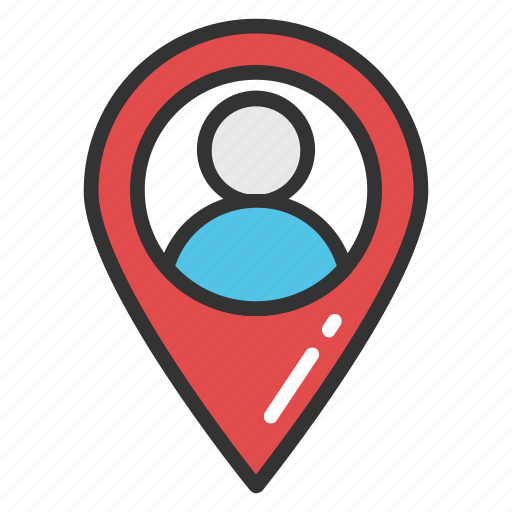 Geotargeting, gps location, navigation concept, user location pin icon - Download on Iconfinder