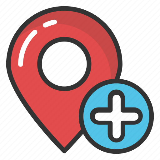 Add location, map pin, map placeholder, map pointer, map position icon - Download on Iconfinder