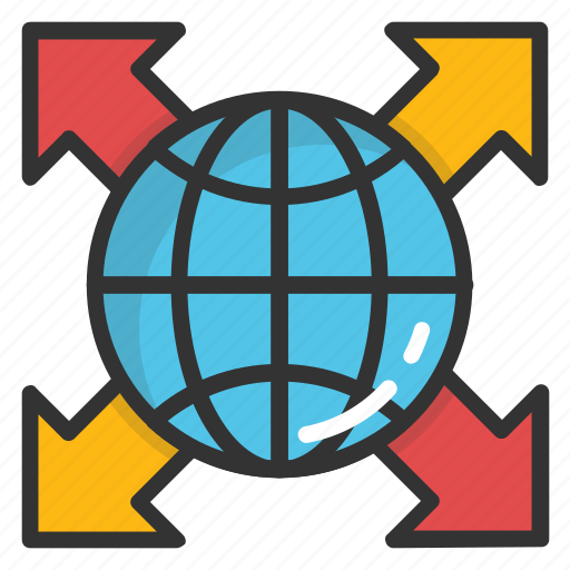 Earth, global destination, global directions, globe cardinal directions, world tour icon - Download on Iconfinder
