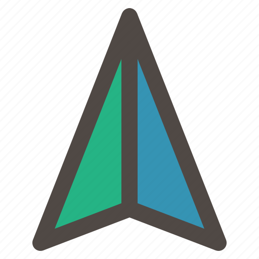 Arrow, direction, maps, navigation, pointer icon - Download on Iconfinder