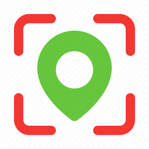 Map, location, gps, maps, scanning, scan, detection icon - Download on Iconfinder