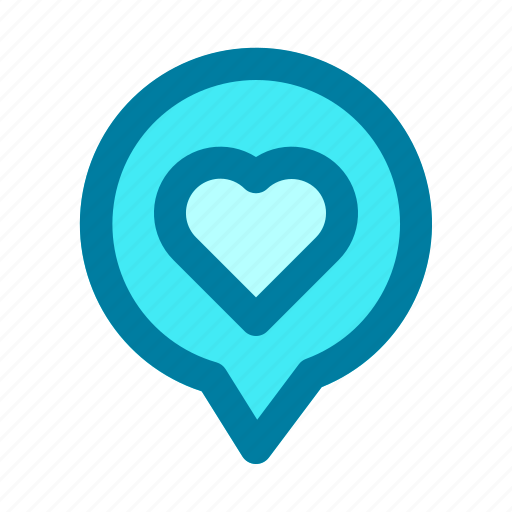 Map, location, gps, maps, pin, love, favorite icon - Download on Iconfinder