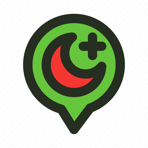 Map, location, gps, maps, mosque, pray icon - Download on Iconfinder
