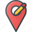 edit, geolocation, location, map, pin 