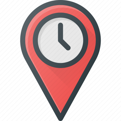 Geolocation, history, location, map, pin, time icon - Download on Iconfinder
