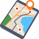 destination, location, map, navigation, route