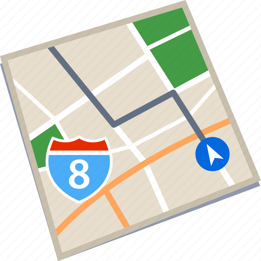 Gps, location, map, route icon - Download on Iconfinder