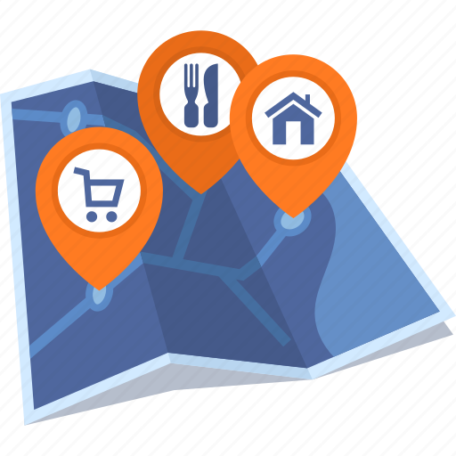 Home location, map, restaurant location, store location icon - Download on Iconfinder