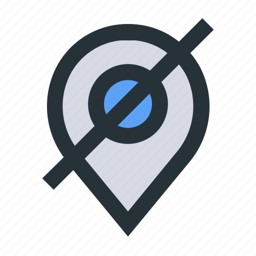 Close, delete, location, map, navigation, pin, place icon - Download on Iconfinder