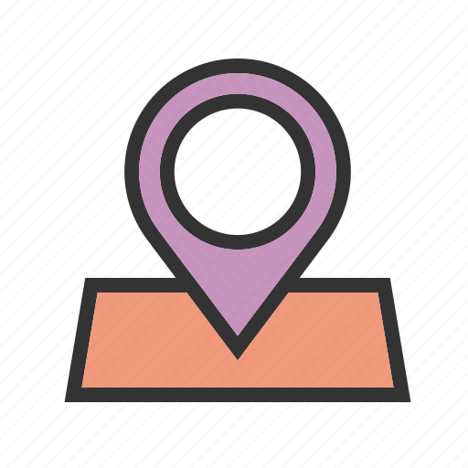 Destination, map, marked, road, roadmap, route, trip icon - Download on Iconfinder