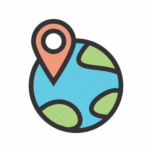 Border, global, globe, locate, map, network, world icon - Download on Iconfinder