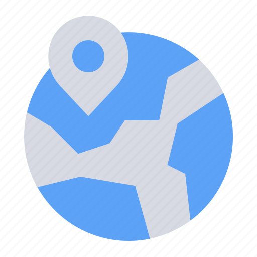 Earth, globe, location, map, navigation, pin, place icon - Download on Iconfinder