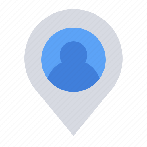 Location, map, navigation, people, pin, place, user icon - Download on Iconfinder
