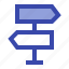 arrow, direction, map, navigation, position, post, sign 