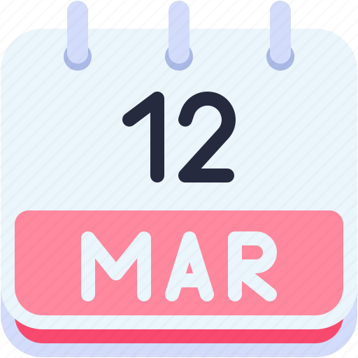 Calendar, march, twelve, date, monthly, time, and icon - Download on Iconfinder