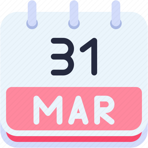 Calendar, march, thirty, one, date, monthly, month icon - Download on Iconfinder