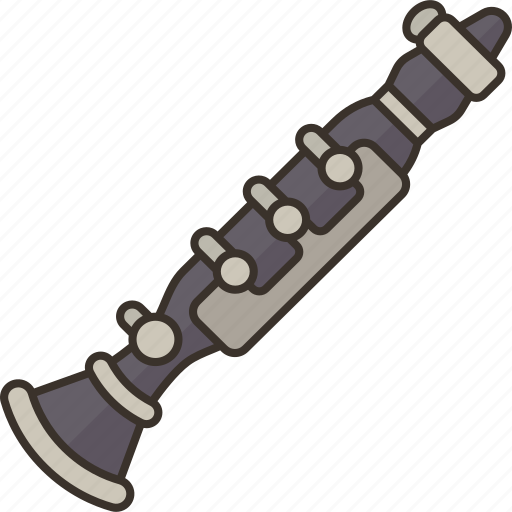 Clarinet, music, instrument, wood, wind icon - Download on Iconfinder