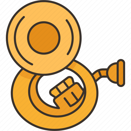 Sousa, phone, music, brass, instrument icon - Download on Iconfinder