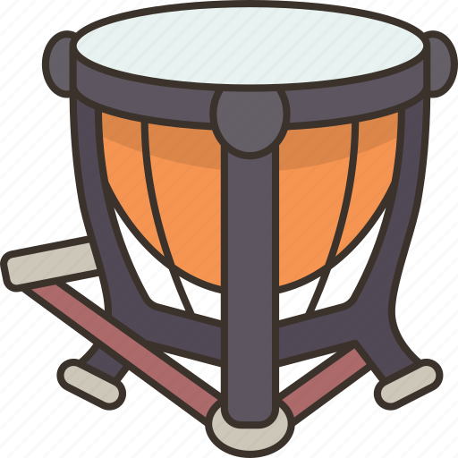 Timpani, music, percussion, instrument, classical icon - Download on Iconfinder