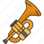 trumpet, music, instrument, brass, performance 