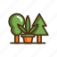 guerilla, marijuana, nature, trees 