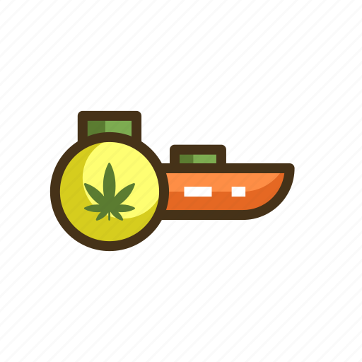 Hand, marijuana, pipe icon - Download on Iconfinder