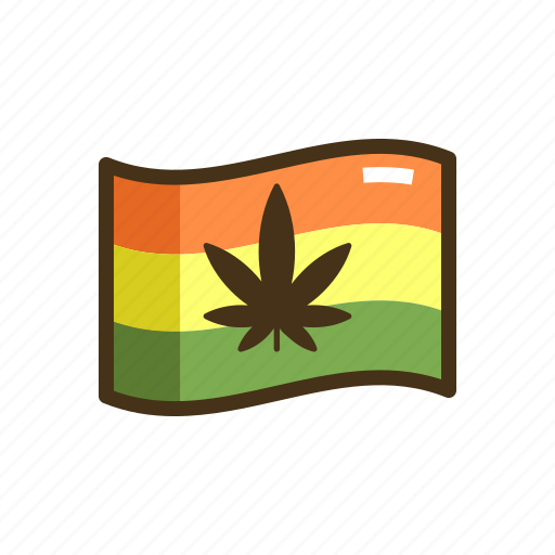 Flag, jamaica, marijuana icon - Download on Iconfinder