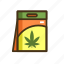 bag, marijuana, packaging, weed 