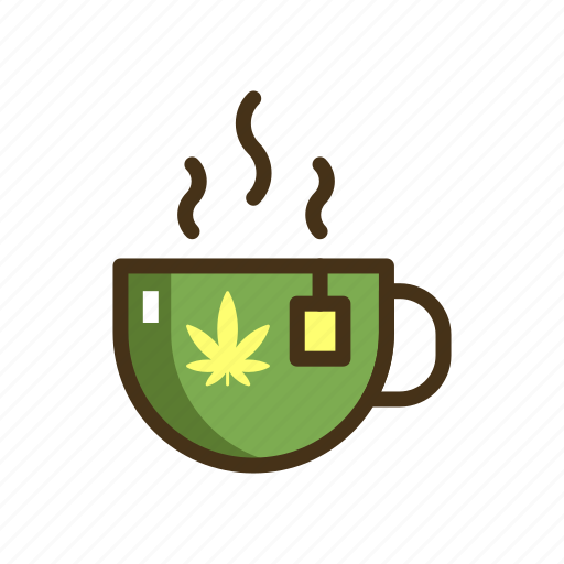 Drink, hot, marijuana, tea icon - Download on Iconfinder