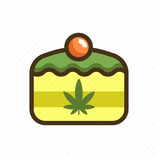 Cake, marijuana, space icon - Download on Iconfinder