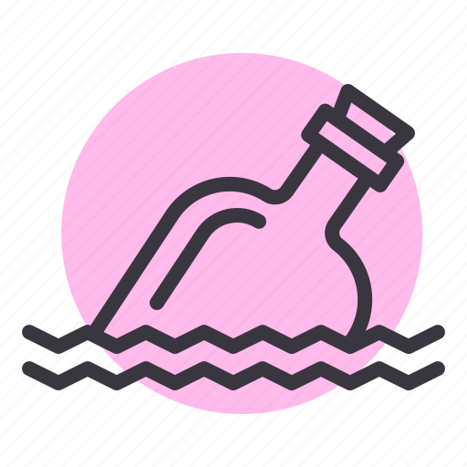 Alcohol, bottle, map, ocean, sea icon - Download on Iconfinder